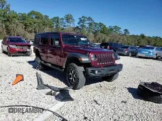 2022 Jeep Wrangler Unlimited Rubicon z VIN 1C4HJXFG1NW116549, wystawiony jako Copart lot #41506125 z przebiegiem 58 822 mil mil oraz Czysty tytuł • Clean title. Historia ofert i sprzedaży dostępna na DreamBid. Obrazek 15.