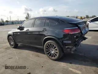 2021 Mercedes-Benz GLC 300 with VIN W1N0J8EB6MF990993, listed as a Copart auction lot 63092535 with 65,922 mi miles and Salvage title. Bid and sale history available at DreamBid. Image 2.