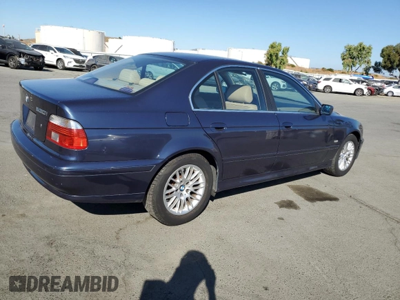 2002 BMW 5 Series 530iA with VIN WBADT63432CH98389, listed as a Copart auction lot 69976254 with 78,745 mi miles and Clean Title. Bid and sale history available at carsss.com. Image 3.
