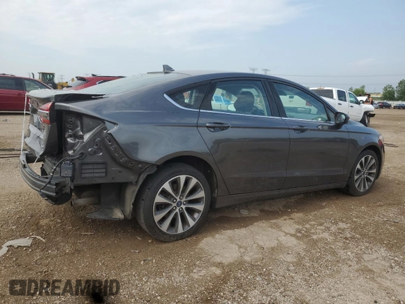2020 Ford Fusion SE with VIN 3FA6P0T90LR247593, listed as a Copart auction lot 59741115 with 155,658 mi miles and Salvage title. Bid and sale history available at DreamBid. Image 3.