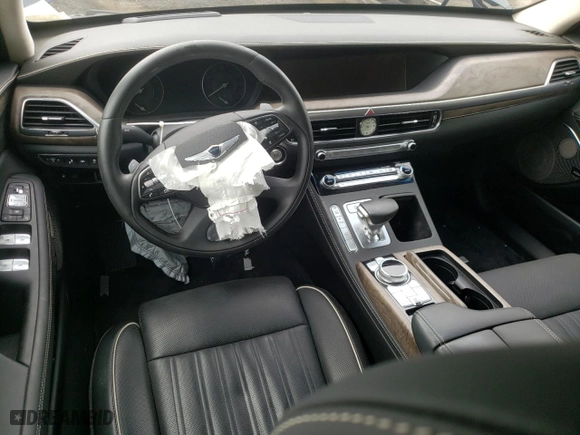 2021 Genesis G90 3.3T Premium with VIN KMTF34PA1MU084840, listed as a Copart auction lot 53474564 with 42,293 mi miles. Bid and sale history available at carsss.com. Image 8.