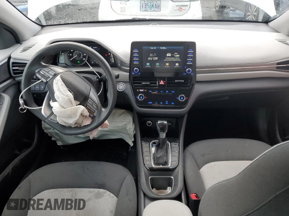 2020 Hyundai Ioniq Blue with VIN KMHC65LC5LU234609, listed as a Copart auction lot 86189074 with 71,220 mi miles and Salvage title. Bid and sale history available at DreamBid. Image 8.