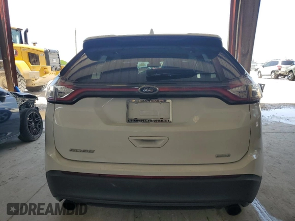 2015 Ford Edge SE with VIN 2FMTK3G9XFBB70947, listed as a Copart auction lot 58873715 with 142,233 mi miles and Salvage title. Bid and sale history available at DreamBid. Image 6.