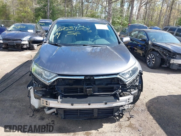 2017 Honda CR-V EX with VIN 2HKRW2H5XHH678674, listed as a IAAI auction lot 42039505 with 124,891 mi miles. Bid and sale history available at carsss.com. Image 13.