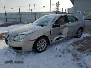 2009 Mercury Milan with VIN 3MEHM07Z49R616307, listed as a Copart auction lot 41774045 with 83,552 mi miles and Salvage Title. Bid and sale history available at carsss.com. Image 1.