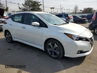 2020 Nissan LEAF SV Plus with VIN 1N4BZ1CP0LC307707, listed as a Copart auction lot 48912355 with 26,348 mi miles and Salvage Title. Bid and sale history available at DreamBid. Image 4.