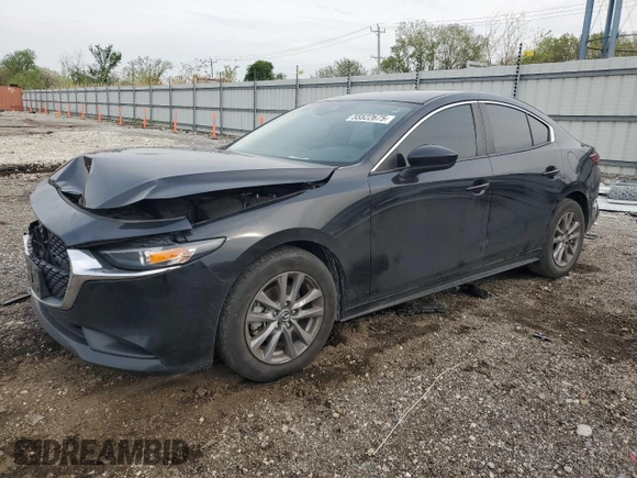 2022 Mazda 3 2.0 with VIN 3MZBPAA73NM307380, listed as a Copart auction lot 55522675 with 54,375 mi miles and Salvage title. Bid and sale history available at DreamBid. Image 1.