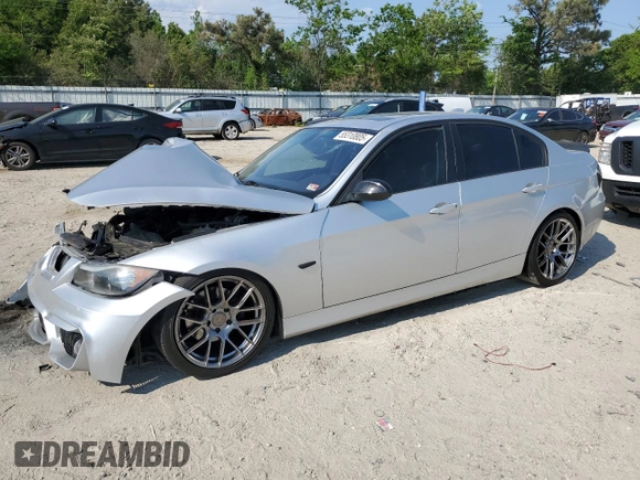 2008 BMW 3 Series 328i with VIN WBAVC53508FZ86430, listed as a Copart auction lot 55310805 with 160,013 mi miles and Salvage Title. Bid and sale history available at DreamBid. Image 1.