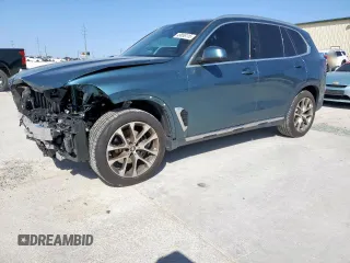 2025 BMW X5 sDrive40i with VIN 5UX13EU04S9Y41593, listed as a Copart auction lot 49856115 with 395 mi miles and Salvage Title. Bid and sale history available at carsss.com. Image 1.