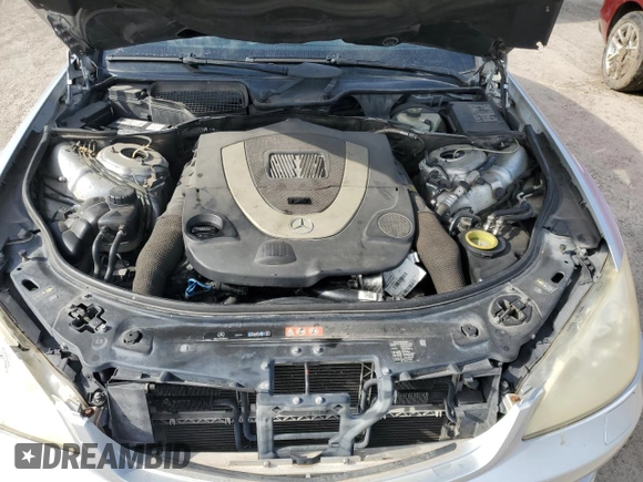 2007 Mercedes-Benz S 550 with VIN WDDNG71X17A127680, listed as a Copart auction lot 61382985 with 268,493 mi miles and Salvage title. Bid and sale history available at DreamBid. Image 11.