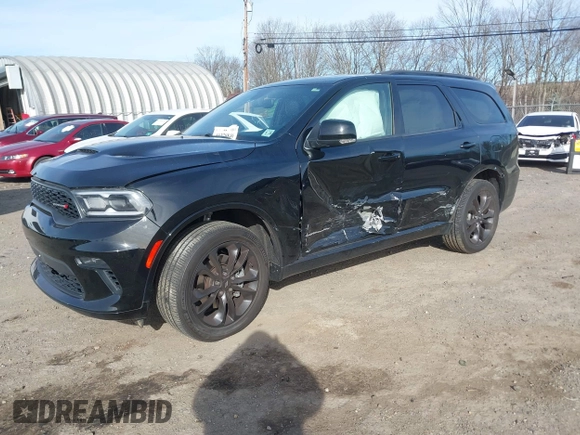 2021 Dodge Durango GT Plus with VIN 1C4RDJDG7MC522752, listed as a IAAI auction lot 41278846 with 39,178 mi miles. Bid and sale history available at carsss.com. Image 17.