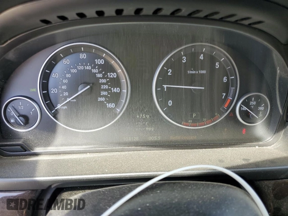 2013 BMW 5 Series 535i with VIN WBAFR7C56DC827227, listed as a Copart auction lot 50571785 with 104,128 mi miles and Clean Title. Bid and sale history available at DreamBid. Image 9.