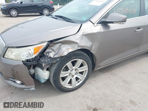 2011 Buick LaCrosse CXL with VIN 1G4GC5ED2BF327896, listed as a IAAI auction lot 42684281 with 135,662 mi miles and . Bid and sale history available at DreamBid. Image 6.