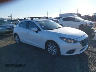 2015 Mazda 3 i Touring with VIN JM1BM1L78F1236829, listed as a IAAI auction lot 40791207 with 87,454 mi miles. Bid and sale history available at carsss.com. Image 1.