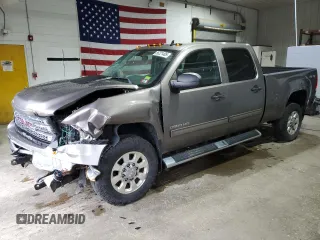 2012 GMC Sierra 2500HD SLE with VIN 1GT120CGXCF180421, listed as a Copart auction lot 56221405 with 62,006 mi miles and Salvage title. Bid and sale history available at DreamBid. Image 1.