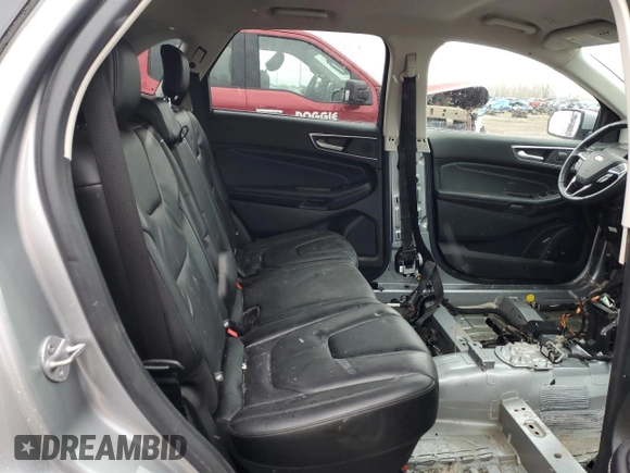 2022 Ford Edge Titanium with VIN 2FMPK4K97NBB07916, listed as a Copart auction lot 52019925 with 0 mi miles and Salvage Title. Bid and sale history available at carsss.com. Image 11.