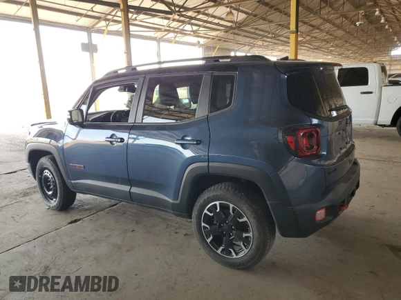 2023 Jeep Renegade Trailhawk with VIN ZACNJDC17PPP24879, listed as a Copart auction lot 63214175 with 7,553 mi miles and Clean title. Bid and sale history available at DreamBid. Image 2.