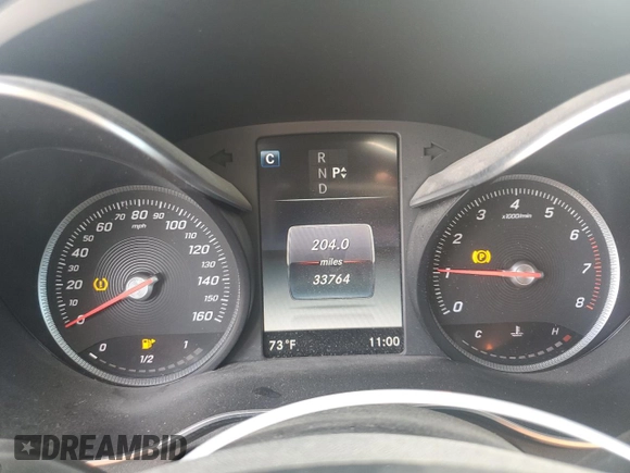 2019 Mercedes-Benz GLC 300 with VIN WDC0G4JB0KV171740, listed as a Copart auction lot 43021115 with 33,764 mi miles and Clean title. Bid and sale history available at DreamBid. Image 9.