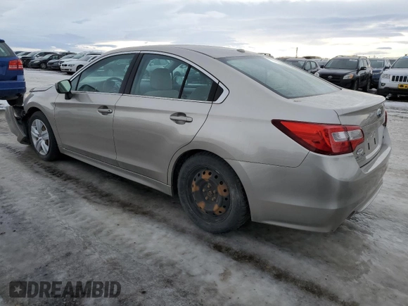 2015 Subaru Legacy 2.5i with VIN 4S3BNCA66F3070771, listed as a Copart auction lot 87874505 with 95,026 mi miles and Salvage Title. Bid and sale history available at carsss.com. Image 2.
