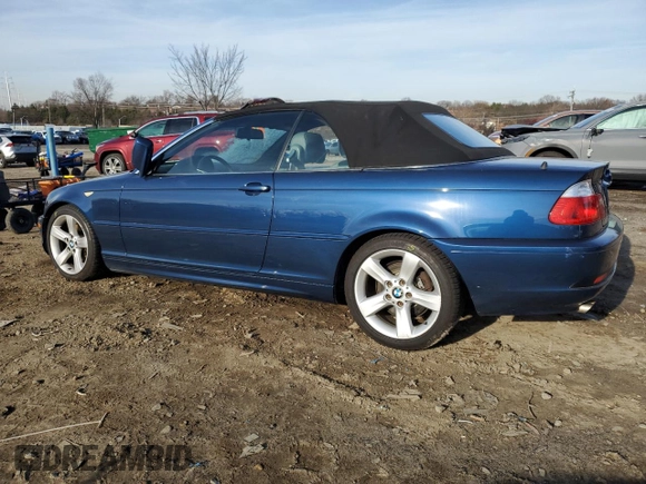 2005 BMW 3 Series 325Ci with VIN WBABW33485PL36210, listed as a Copart auction lot 86103064 with 115,715 mi miles and Salvage Title. Bid and sale history available at carsss.com. Image 2.