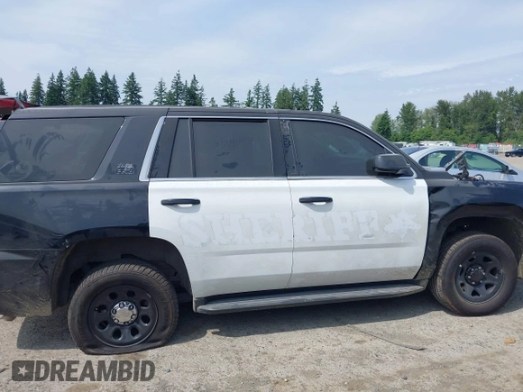 2019 Chevrolet Tahoe Commercial with VIN 1GNLCDEC3KR323012, listed as a IAAI auction lot 42517025 with 40,412 mi miles and . Bid and sale history available at DreamBid. Image 14.