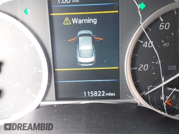 2019 Nissan Sentra SV with VIN 3N1AB7AP2KY446519, listed as a IAAI auction lot 41320242 with 115,822 mi miles and . Bid and sale history available at DreamBid. Image 16.