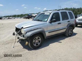2007 Jeep Liberty Sport with VIN 1J4GK48K27W551229, listed as a Copart auction lot 53686825 with 197,521 mi miles and Salvage Title. Bid and sale history available at carsss.com. Image 1.