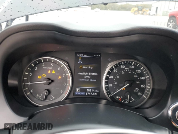 2020 Infiniti Q50 3.0t SPORT with VIN JN1EV7AP7LM200272, listed as a Copart auction lot 46781145 with 58,814 mi miles and Salvage Title. Bid and sale history available at carsss.com. Image 9.