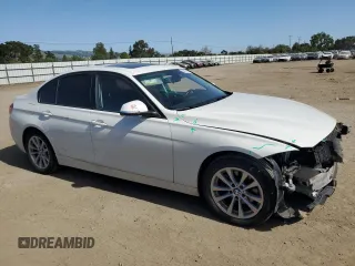 2018 BMW 3 Series 320i with VIN WBA8A9C5XJAH13799, listed as a Copart auction lot 53917375 with 104,635 mi miles and Salvage Title. Bid and sale history available at carsss.com. Image 4.