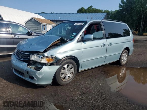 2003 Honda Odyssey EX-L с VIN 2HKRL18033H501741, выставлен на аукционе Copart как лот 60496865 с пробегом Не указан миль и Списание • Salvage title. История ставок и продаж доступна на DreamBid. Изображение 1.