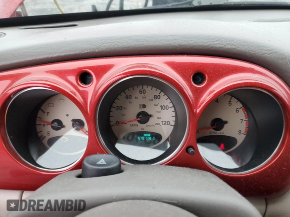 2004 Chrysler PT Cruiser Limited with VIN 3C8FY68B74T221033, listed as a Copart auction lot 83463384 with 59,191 mi miles and Salvage Title. Bid and sale history available at carsss.com. Image 9.