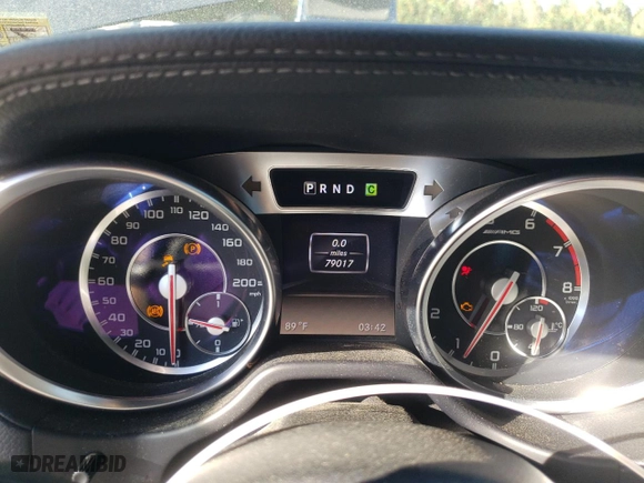 2013 Mercedes-Benz SL-Class SL 63 AMG with VIN WDDJK7EAXDF013016, listed as a Copart auction lot 78980384 with 79,017 mi miles and Salvage Title. Bid and sale history available at carsss.com. Image 9.