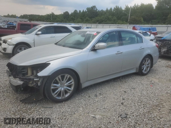2013 Hyundai Genesis 3.8L with VIN KMHGC4DD9DU224551, listed as a Copart auction lot 61646524 with 119,757 mi miles and Clean Title. Bid and sale history available at carsss.com. Image 1.