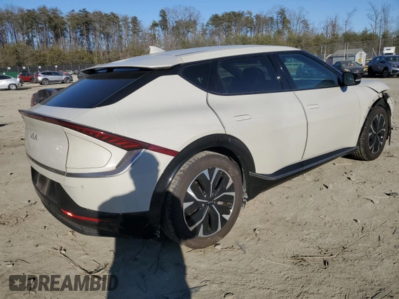 2022 Kia EV6 Wind with VIN KNDC3DLC4N5032784, listed as a Copart auction lot 46916385 with 70,102 mi miles and Salvage Title. Bid and sale history available at carsss.com. Image 3.
