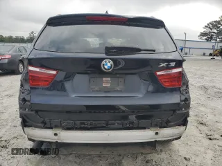 2014 BMW X3 xDrive35i with VIN 5UXWX7C51E0E79351, listed as a Copart auction lot 53645955 with 112,580 mi miles and Salvage Title. Bid and sale history available at DreamBid. Image 6.