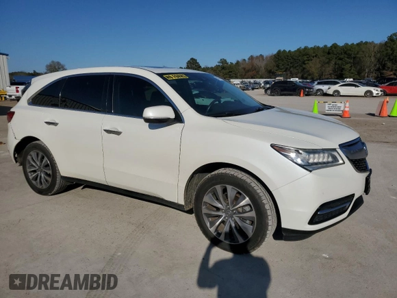 2016 Acura MDX Technology z VIN 5FRYD3H65GB019042, wystawiony jako Copart lot #86080794 z przebiegiem 111 219 mil mil oraz Szkoda całkowita • Salvage title. Historia ofert i sprzedaży dostępna na DreamBid. Obrazek 4.
