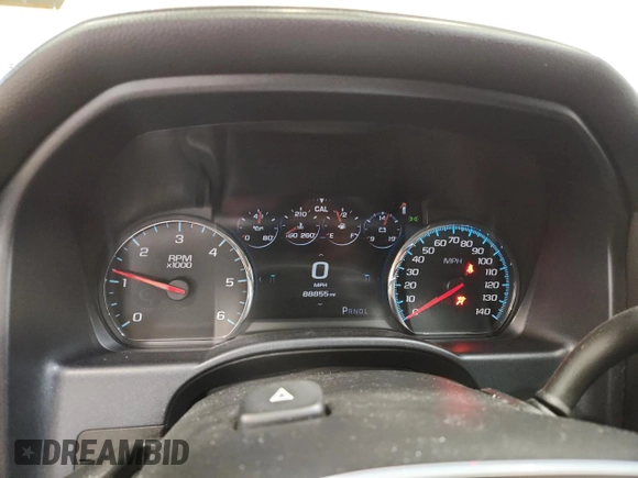 2018 GMC Sierra 1500 Denali z VIN 3GTU2PEJ2JG587157, wystawiony jako Copart lot #58516315 z przebiegiem 88 855 mil mil oraz Szkoda całkowita • Salvage title. Historia ofert i sprzedaży dostępna na DreamBid. Obrazek 9.