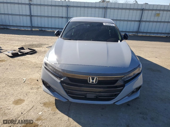 2022 Honda Accord Sedan Sport SE with VIN 1HGCV1F41NA108712, listed as a Copart auction lot 48346815 with 25,941 mi miles and Salvage Title. Bid and sale history available at carsss.com. Image 5.