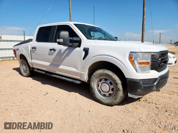 2022 Ford F-150 XL with VIN 1FTFW1E57NKE15119, listed as a Copart auction lot 60677985 with 79,006 mi miles and Salvage title. Bid and sale history available at DreamBid. Image 4.