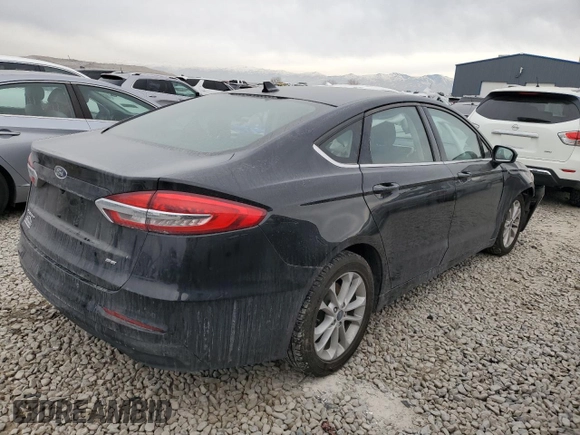 2019 Ford Fusion SE with VIN 3FA6P0H71KR278616, listed as a Copart auction lot 42767455 with 96,692 mi miles and Salvage Title. Bid and sale history available at carsss.com. Image 3.