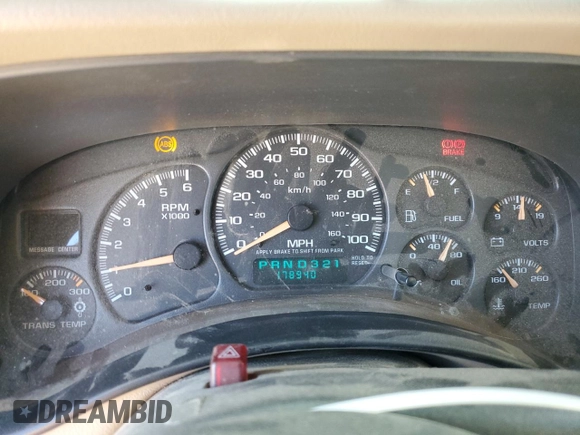 2002 GMC Sierra 1500HD SLE z VIN 1GTGK13U22F213058, wystawiony jako Copart lot #67418174 z przebiegiem 178 940 mil mil oraz Szkody całkowita. Historia ofert i sprzedaży dostępna na DreamBid. Obrazek 9.