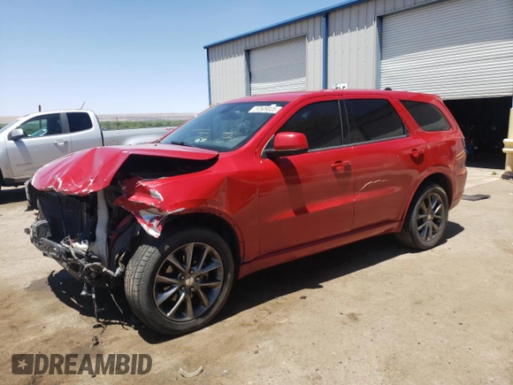 2014 Dodge Durango SXT z VIN 1C4RDJAG4EC980139, wystawiony jako Copart lot #57509035 z przebiegiem 152 865 mil mil oraz Szkoda całkowita • Salvage title. Historia ofert i sprzedaży dostępna na DreamBid. Obrazek 1.