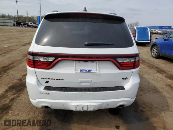 2023 Dodge Durango R/T Plus with VIN 1C4SDJCT8PC551018, listed as a Copart auction lot 54405255 with 34,382 mi miles and Clean title. Bid and sale history available at DreamBid. Image 6.