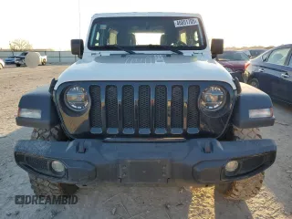 2022 Jeep Wrangler Unlimited Willys Sport with VIN 1C4HJXDM7NW145806, listed as a Copart auction lot 46851705 with 28,357 mi miles and Salvage Title. Bid and sale history available at DreamBid. Image 5.