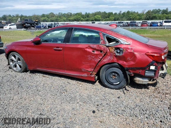 2018 Honda Accord Touring with VIN 1HGCV2F98JA012443, listed as a Copart auction lot 69455874 with 88,314 mi miles and Salvage title. Bid and sale history available at DreamBid. Image 2.