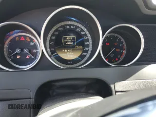 2012 Mercedes-Benz C with VIN WDDGF4KB9CA678589, listed as a Copart auction lot 56344084 with 46,850 mi miles and Salvage title. Bid and sale history available at DreamBid. Image 9.