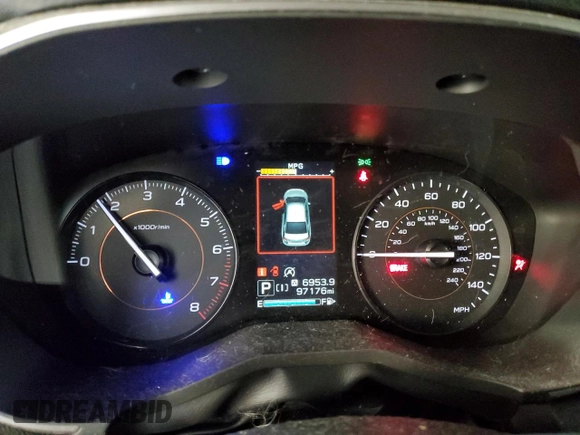 2020 Subaru Crosstrek Premium with VIN JF2GTAPC1L8245215, listed as a Copart auction lot 60774345 with 97,176 mi miles and Salvage title. Bid and sale history available at DreamBid. Image 9.