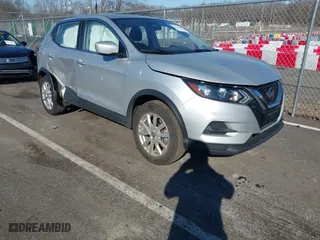 2021 Nissan Rogue Sport S with VIN JN1BJ1AW7MW668043, listed as a IAAI auction lot 41333861 with 76,868 mi miles. Bid and sale history available at carsss.com. Image 1.