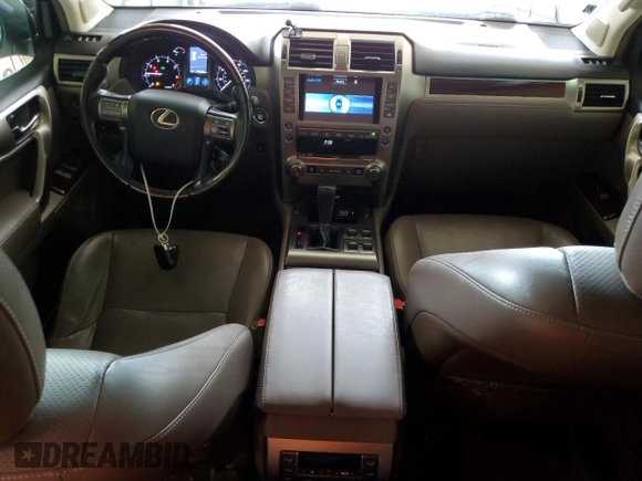 2017 Lexus GX 460 with VIN JTJJM7FX1H5155349, listed as a Copart auction lot 55975095 with 76,628 mi miles and Salvage title. Bid and sale history available at DreamBid. Image 8.