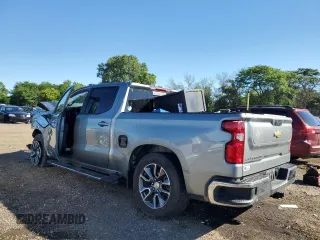 2024 Chevrolet Silverado 1500 LT with VIN 2GCPACEDXR1135786, listed as a Copart auction lot 60691394 with 25,606 mi miles and Salvage Title. Bid and sale history available at DreamBid. Image 2.